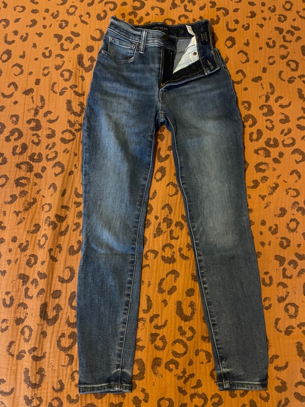 Lucky Brand Women's/Teen Skinny Jeans - Blue Denim